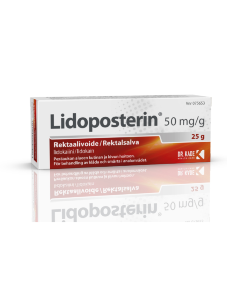 Ректальная мазь лидопостерин LIDOPOSTERIN 50 мг/г, аппликатор 25 г