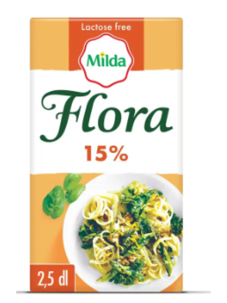 Сливки на растительной основе Flora 15% 250 мл