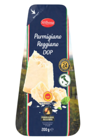 Твердый сыр Milbona Parmigianj Reggiano DOP 200г