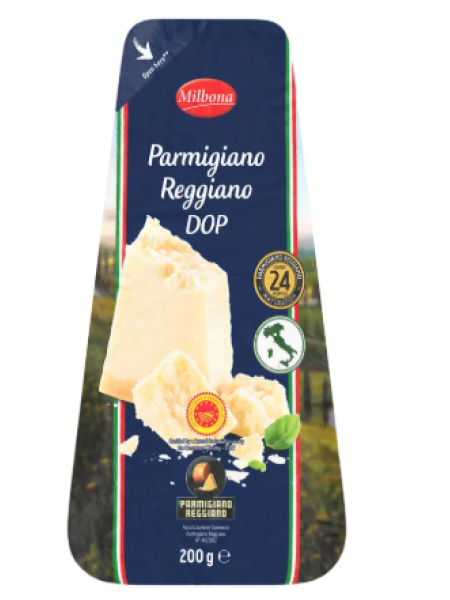 Твердый сыр Milbona Parmigianj Reggiano DOP 200г