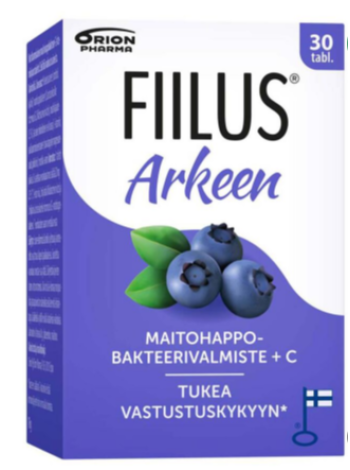 Пищевая добавка FIILUS ARKEEN +C MUSTIKKA 30 шт