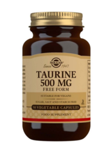 Препарат аминокислот с таурином SOLGAR TAURINE 500mg 50 шт