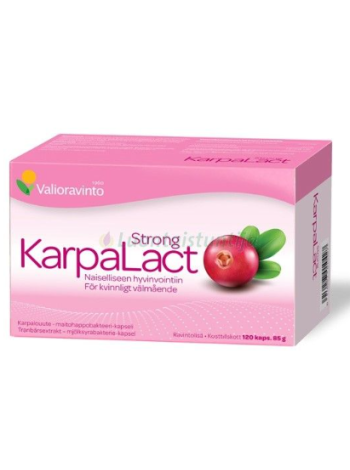 Молочнокислые бактерии с экстракт клюквы KARPALACT STRONG 120 шт