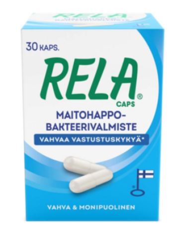 Капсулы с молочнокислыми бактериями RELA CAPS 30шт