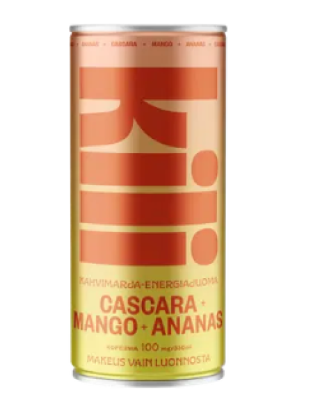 Энергетический напиток Kili Coffee Berry Cascara + Mango + Ananas 0,33 л Каскара + Манго + Ананас