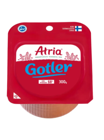 Колбаса вареная Atria Gotler 300г в нарезке