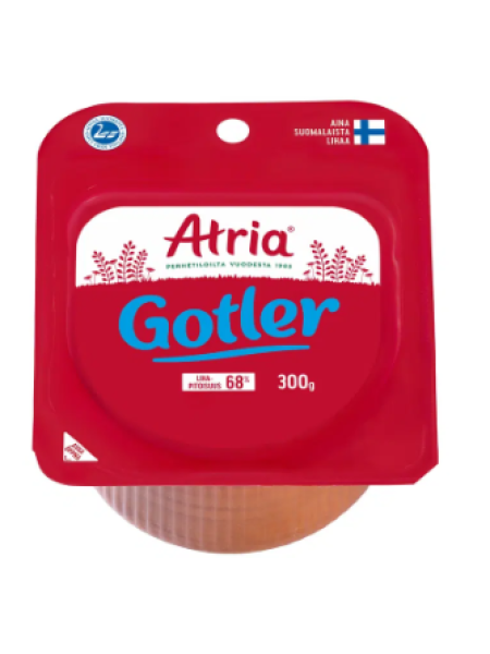 Колбаса вареная Atria Gotler 300г в нарезке