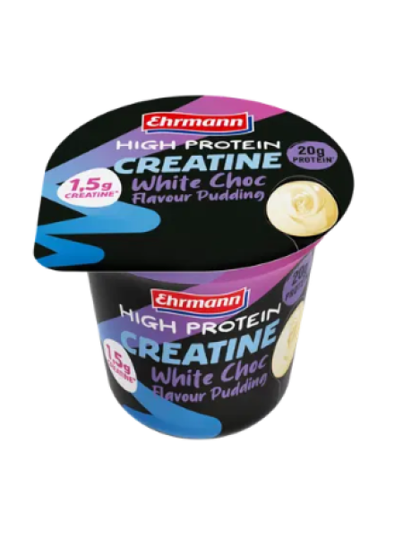 Протеиновый пудинг Ehrmann High Protein с белым шоколадом и креатином 230 г