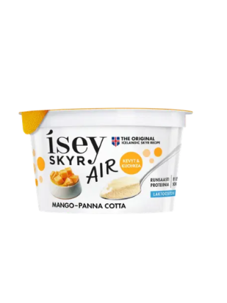 Безлактозный молочный продукт со вкусом манго и панна-котты Isey Skyr Air 125 г