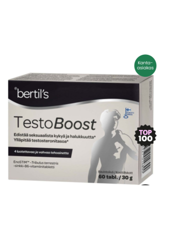 Препарат для мужчин Testo Boost Bertil 60 таб для поддержания сексуальной функции и желания