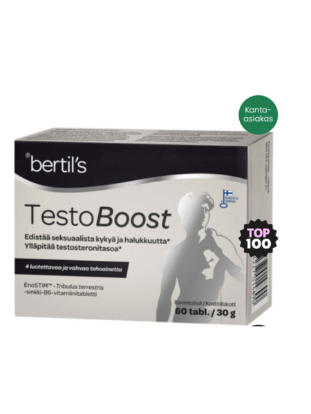 Препарат для мужчин Testo Boost Bertil 60 таб для поддержания сексуальной функции и желания