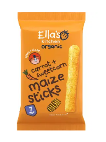 Кукурузно-морковные палочки Ella's Kitchen 16г с 7 месяцев