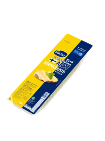 Сливочный сыр в нарезке Valio Hyvä Arki suomalainen kermajuustoviipale 800 г