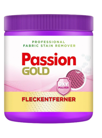 Кислородный пятновыводитель Passion Gold 600 г для всех видов ткани