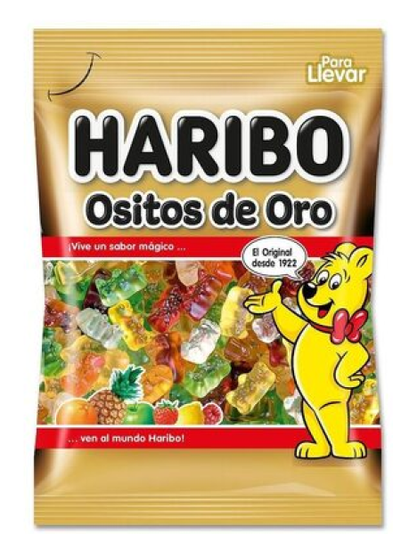 Жевательные конфеты Haribo Ositos de oro 100  г
