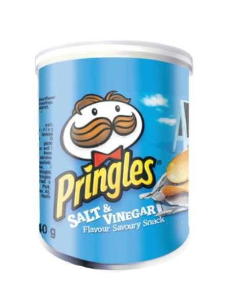 Чипсы картофельные Pringles 40 г соль и уксус 