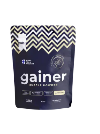 Порошок для приготовления мышечного порошка PULS Gainer 1 кг со вкусом ванили 