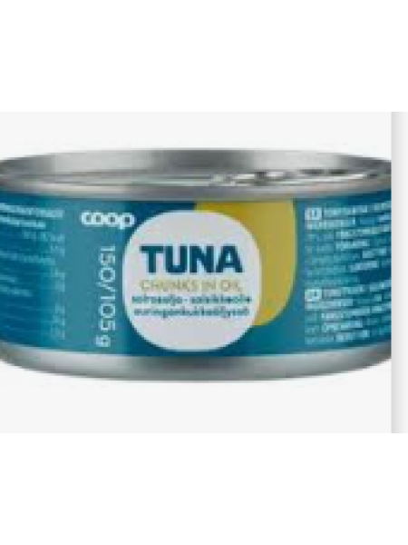 Сардины Coop в масле MSC 120/90 г