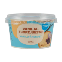 Ванильный сливочный сыр Coop vaniljatuorejuusto laktoositon 200 г без лактозы