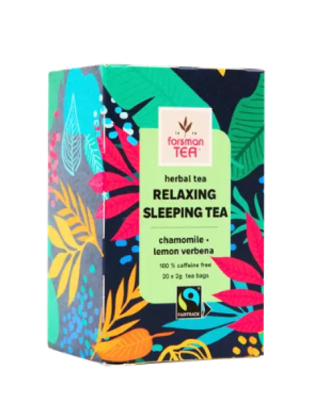 Ароматизированный травяной чай Forsman Relaxing Sleeping 20 пакетиков по 2 г 