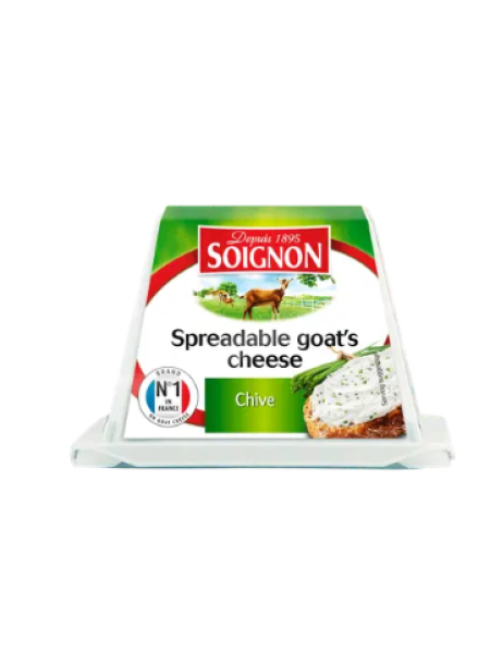 Сыр из козьего сыра Soignon vuohenjuustolev Ruohosip 150 г со шнитт-луком