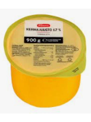 Сыр сливочный Pirkka kermajuusto laktoositon 17% 900г 