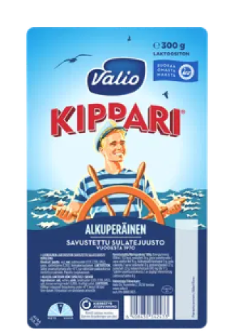 Копченый сыр в нарезке Валио Valio Kippari 300 г без лактозы