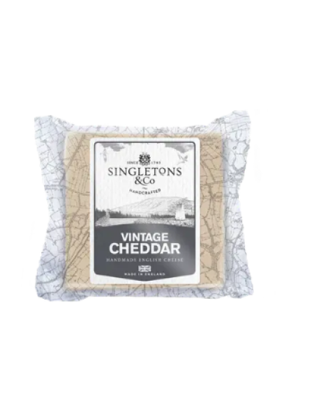Сыр чеддер Singletons & Co Vintage Cheddar 200 г