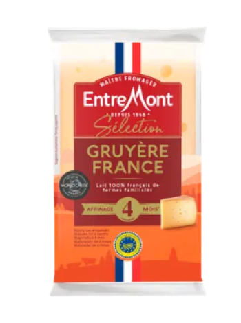 Сыр типа Эмменталь Entremont Gruyère de France 200 г