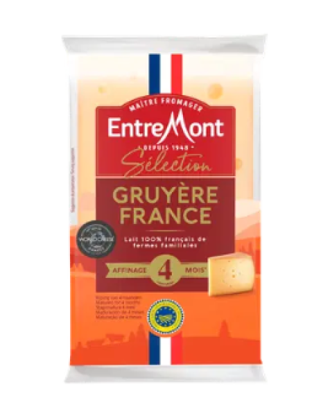 Сыр типа Эмменталь Entremont Gruyère de France 200 г