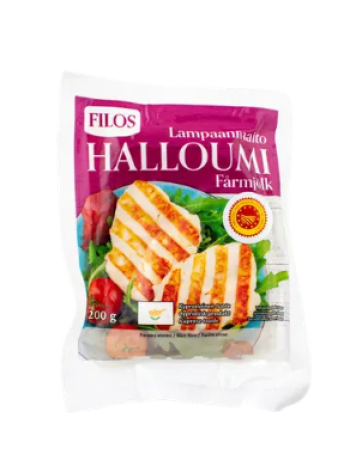 Кипрский халлуми из овечьего молока Filos halloumi lampaanmaidosta 200г