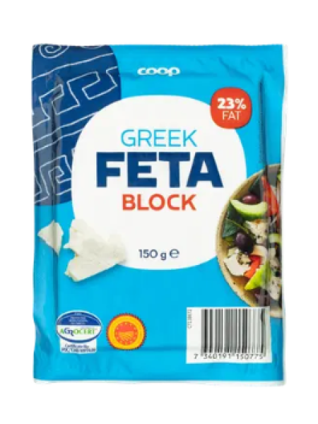 Сыр фета с низким содержанием лактозы Coop fetajuusto vähälaktoosinen 150 г