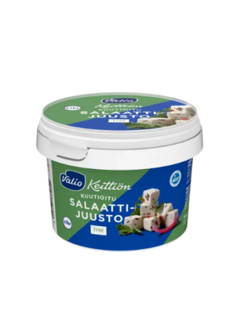 Салатный сыр с зеленью Valio Salaattijuusto Kuutiot Yrtti 160г без лактозы