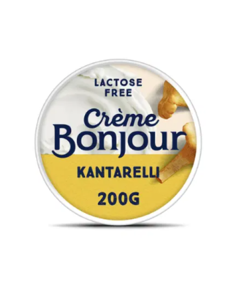 Сыр без лактозы Creme Bonjour Kantarelli 200г с лисичками