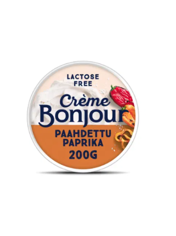 Сыр без лактозы Crème Bonjour paahdettu paprika 200г паприка