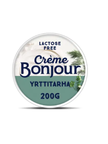 Сыр без лактозы Creme Bonjour Yrttitarha 200г укроп и петрушка