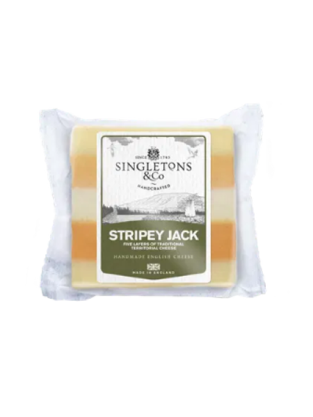 Пикантный сыр чеддер Stripey Jack от Singletons & Co 200 г