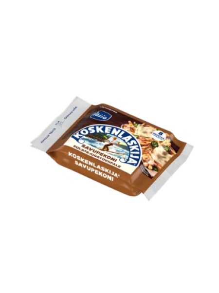 Сыр с копченым беконом Valio Koskenlaskija savupekoni sulatejuustoviipale laktoositon 200г в нарезке