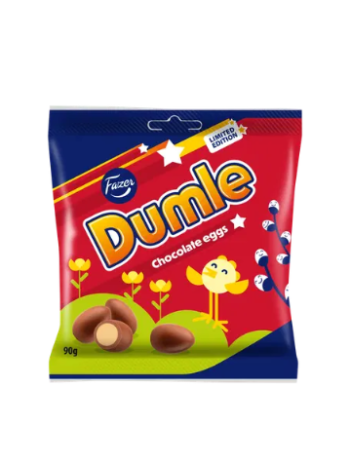 Мини-шоколадные яйца пасхальные Fazer Dumle Chocolate 90г