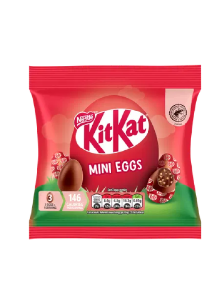 Мини-шоколадные пасхальные яйца KitKat 80 г 