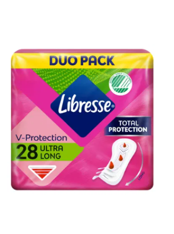 Гигиеническая прокладка без крылышек Libresse Ultra Long 28 шт