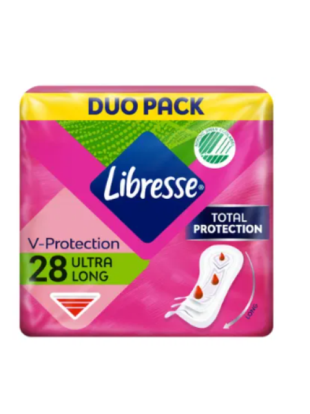 Гигиеническая прокладка без крылышек Libresse Ultra Long 28 шт