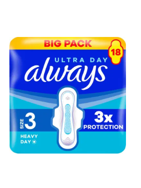 Ультрадлинные гигиенические прокладки с крылышками Always Ultra Long Plus 3 18 шт