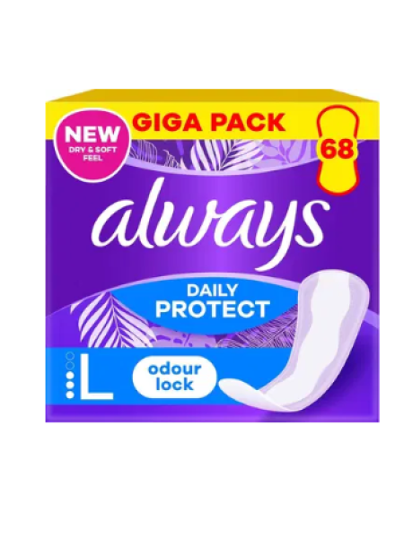 Ежедневные прокладки Always Daily Protect Long 68 шт 