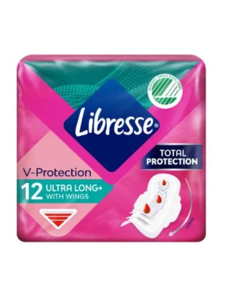 Ежедневные прокладки с крылышками LIBRESSE side Ultra Long+ Wings 12 шт