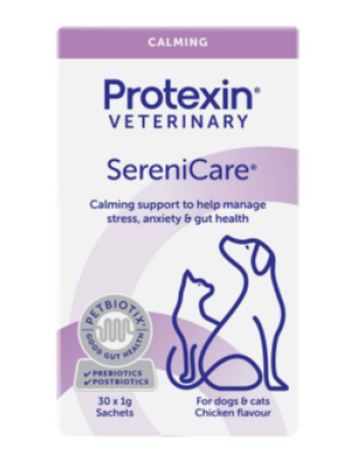 Препарат для животных при стрессовых и тревожных ситуациях PROTEX SERENICARE 30 x 1 г