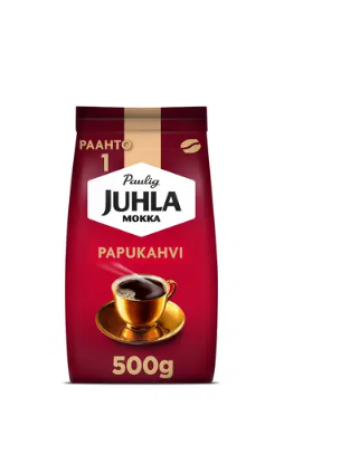 Кофе в зернах Paulig Juhla Mokka 500 г 