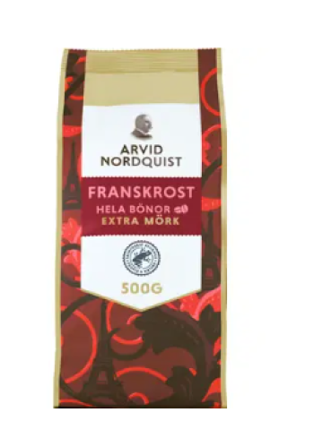 Кофе в зернах Arvid Nordquist Classic Franskrost 500г