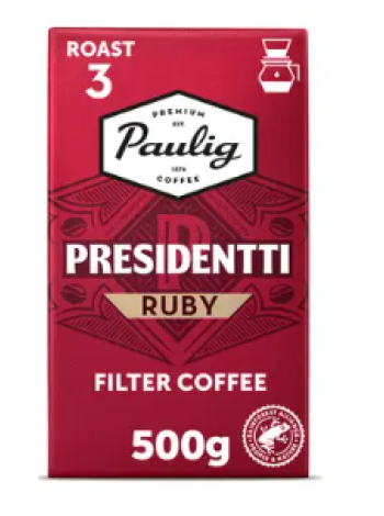 Кофе молотый Paulig Presidentti Ruby 500г
