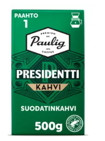 Кофе молотый фильтрованный Paulig Presidentti 500 г 